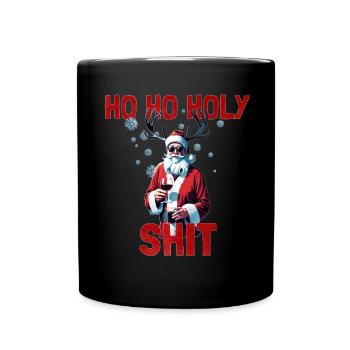Joyeux Père Noël Cookie Holiday - Mug uni - noir - Devant