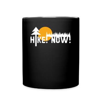 Randonneur Randonnée Trekking Plein air - Mug uni - noir - Devant