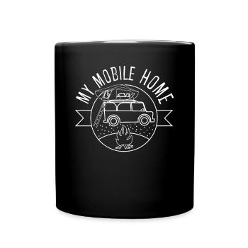 Roof Tent Camping Car Tent Camper - Tasse einfarbig - Schwarz - Vorne