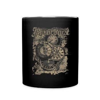 Horology Hour Meaning Watchmaker - Full Colour Mug - black - Front