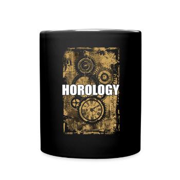 Horlogerie Signification Horloger - Mug uni - noir - Devant
