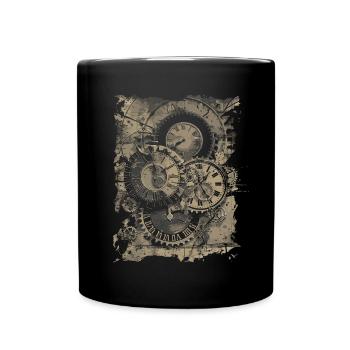 Horologie Stunde Bedeutung Uhrmacher - Tasse einfarbig - Schwarz - Vorne
