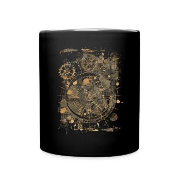 Horlogerie Signification Horloger - Mug uni - noir - Devant
