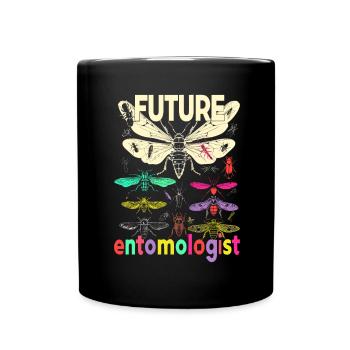 Funny Entomologist Costume Insects - Full Colour Mug - black - Front