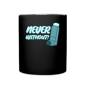 Wheezing Asthmatic Asthma Inhaler - Tasse einfarbig - Schwarz - Vorne