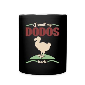 Dodo Dodos - Mug uni - noir - Devant