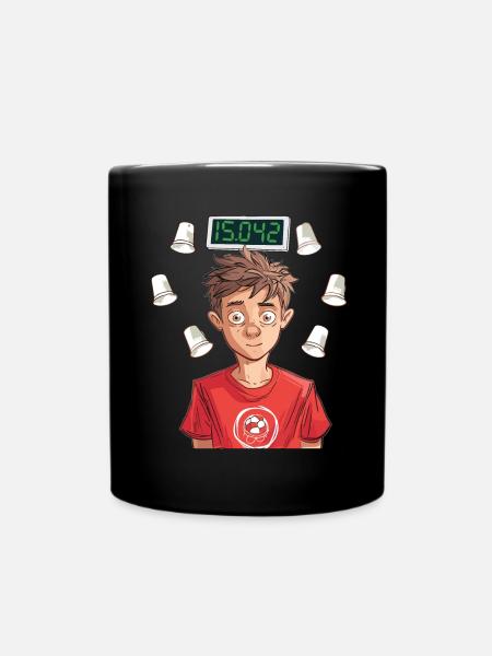 Stapeln Von Bechern Speed Stacker - Tasse einfarbig - Schwarz