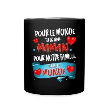 Meilleure maman Du Monde Fête des Mères - Mug uni - noir - Devant