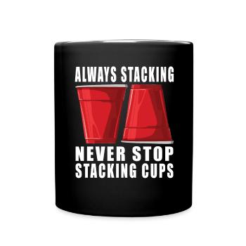 Empilage de gobelets Speed Stacker - Mug uni - noir - Devant