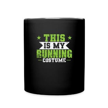 This is my Running Costume - Full Colour Mug - black - Front