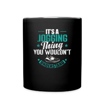 C’est un jogging que vous ne comprendriez pas - Mug uni - noir - Devant