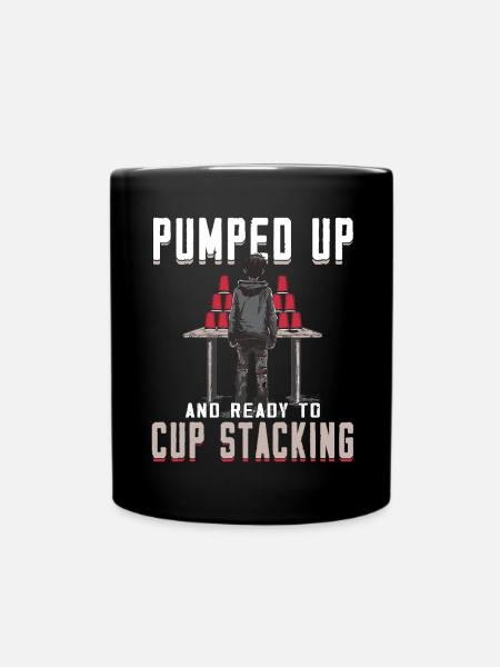 Stapeln Von Bechern Speed Stacker - Tasse einfarbig - Schwarz