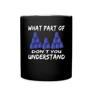 Empilage de gobelets Speed Stacker - Mug uni - noir - Devant