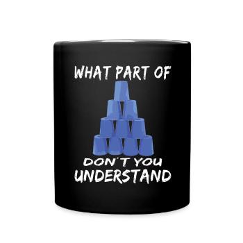 Empilage de gobelets Speed Stacker - Mug uni - noir - Devant