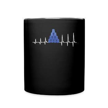 Stapeln Von Bechern Speed Stacker - Tasse einfarbig - Schwarz - Vorne