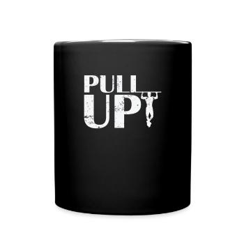 Pull Up Calisthenics Fitness - Full Colour Mug - black - Front