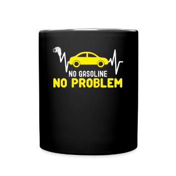 Electric Car Charger Electric Vehicle - Tasse einfarbig - Schwarz - Vorne
