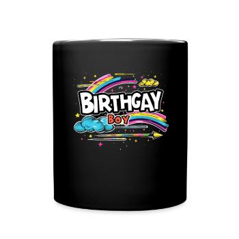 Es Ist Mein Birthgay Birth-gay Lgbt Gay - Tasse einfarbig - Schwarz - Vorne