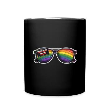 It's my birthgay birth-gay lgbt gay - Full Colour Mug - black - Front