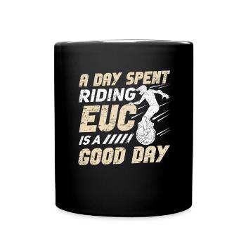 Euc E-monocycle Monocycle Électrique - Mug uni - noir - Devant