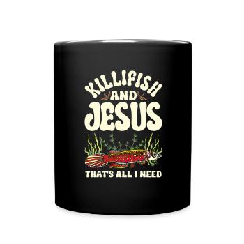 Killifish Owner Aquarium Enthusiasts - Full Colour Mug - black - Front