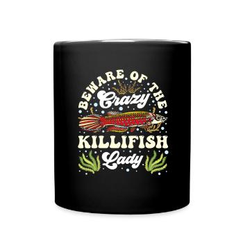 Killifish Owner Aquarium Enthusiasts - Full Colour Mug - black - Front