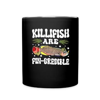 Killifish Owner Aquarium Enthusiasts - Full Colour Mug - black - Front