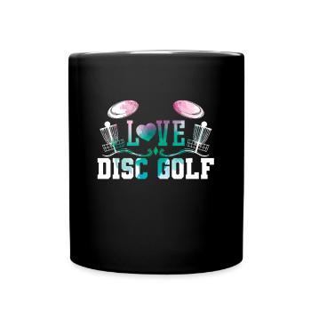 Disc Golf d’amour - Mug uni - noir - Devant