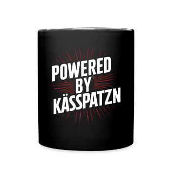 Swabian cheese spaetzle dialect Swabian food - Full Colour Mug - black - Front