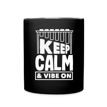 Vibraphon-musikinstrument - Tasse einfarbig - Schwarz - Vorne