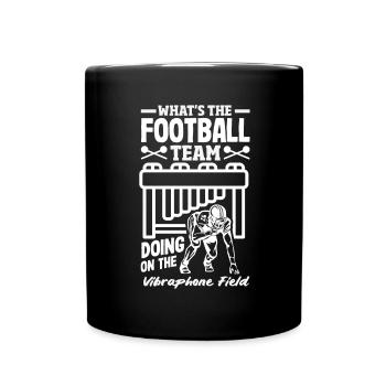 Vibraphon-musikinstrument - Tasse einfarbig - Schwarz - Vorne