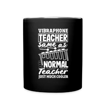 Vibraphon-musikinstrument - Tasse einfarbig - Schwarz - Vorne