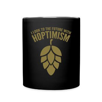 Beer Hop Brewing Craft Beer Malt - Full Colour Mug - black - Front