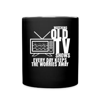 Télévision des années 90 Rétro des années 80 - Mug uni - noir - Devant