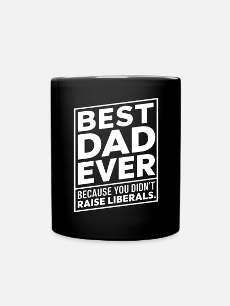 Konservativer Vatertag Bester Papa Republikaner - Tasse einfarbig - Schwarz