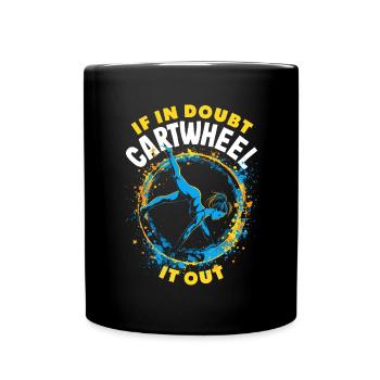 Cool Wheel Stroke Gymnastics Gymnastics - Full Colour Mug - black - Front