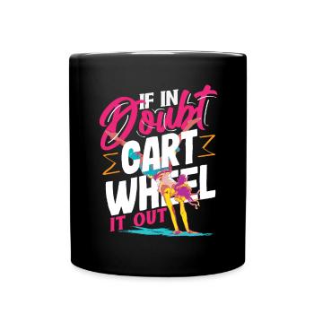 Cool Wheel Stroke Gymnastics Gymnastics - Full Colour Mug - black - Front