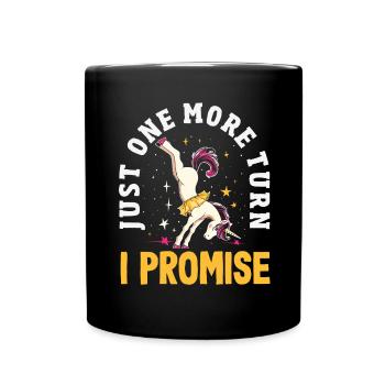 Cool Wheel Stroke Gymnastics Gymnastics - Full Colour Mug - black - Front
