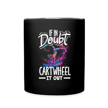 Cool Wheel Stroke Gymnastics Gymnastics - Full Colour Mug - black - Front
