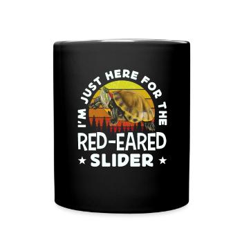 Red-eared turtle lovers - Full Colour Mug - black - Front