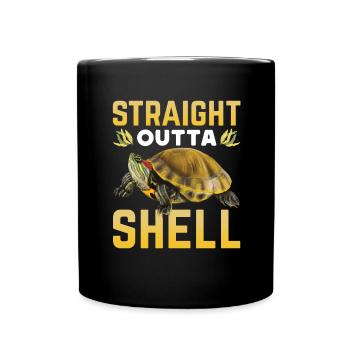 Red-eared turtle lovers - Full Colour Mug - black - Front