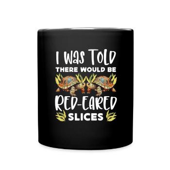 Red-eared turtle lovers - Full Colour Mug - black - Front