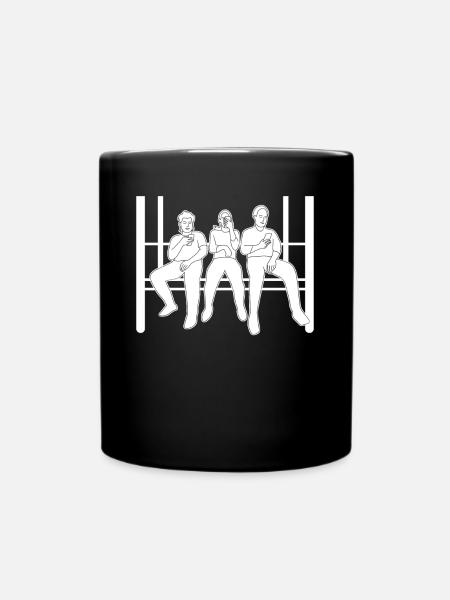 Smartphone Train Cellphone Mobile Phone - Tasse einfarbig - Schwarz