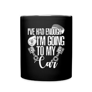 Mécanicien Moteur à combustion Mécanique Voiture - Mug uni - noir - Devant