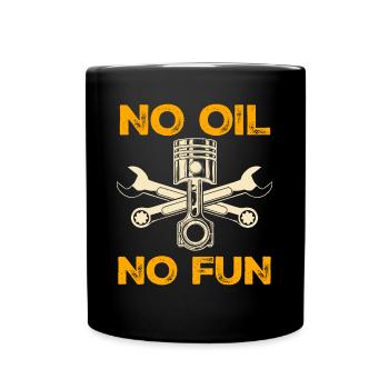 Moteur à pistons Mécanique automobile Combustion - Mug uni - noir - Devant