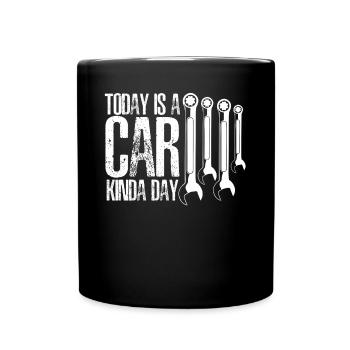 Mécanicien Voiture Homme Moteur Combustion - Mug uni - noir - Devant