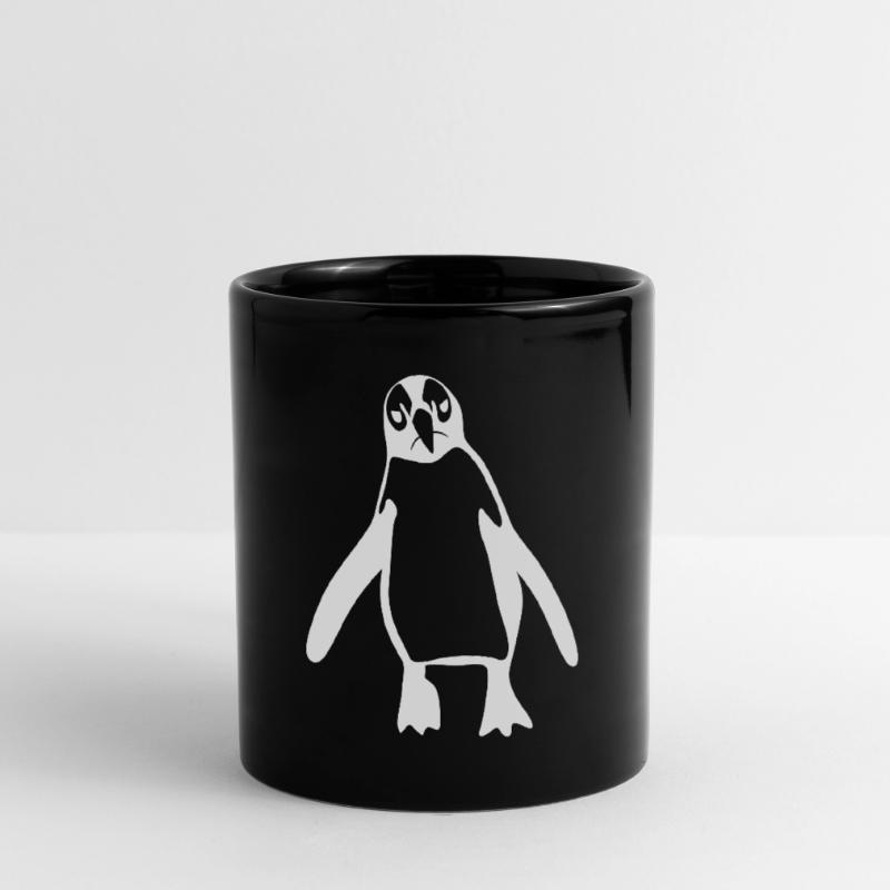 Grumpy Penguin Penguins Tasse einfarbig