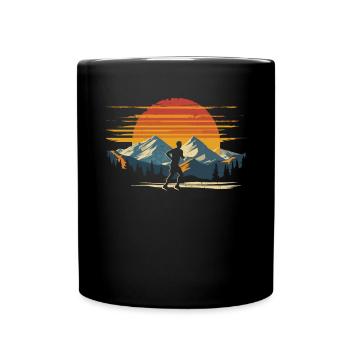Conception de course pour les coureurs au marathon - Mug uni - noir - Devant