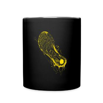 Running design for runners at the marathon - Full Colour Mug - black - Front