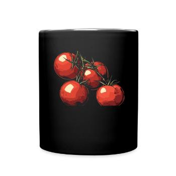 Permakultur Lebensmittel Compost - Tasse einfarbig - Schwarz - Vorne